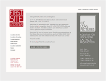 Tablet Screenshot of first-site-locations.de